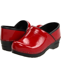 Сабо Professional Patent, цвет Red Patent Sanita