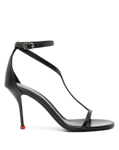 Босоножки Harness 90, черный Alexander mcqueen