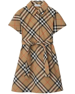Платье Kids Giulietta Check Dress, цвет Sand IP Check Burberry