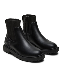 Ботинки Kids Lilyana, цвет Black Glitter Steve madden