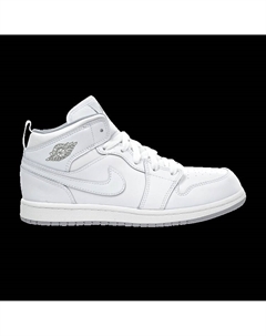 Кроссовки  1 Mid PS 'White Wolf Grey', белый Air jordan
