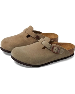 Сабо Kids Boston - Suede, серо-коричневый Birkenstock