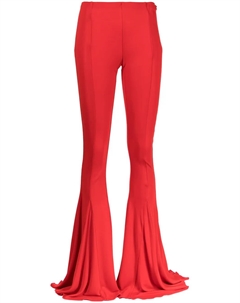 Расклешенные брюки из джерси, красный Blumarine
