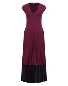 Комбинированное платье Boss