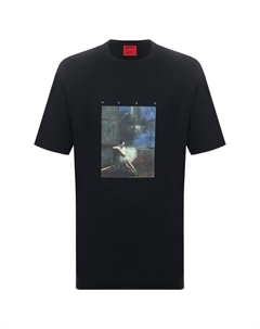 Хлопковая футболка x apoh Hugo