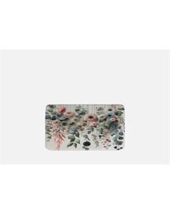 Коврик для ванной и туалета Нежные цветы и эвкалипт, 60x100 см 1 шт Joyarty