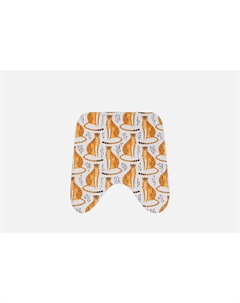 Коврик для туалета Пятнистые леопарды, 50x50 см 1 шт Joyarty