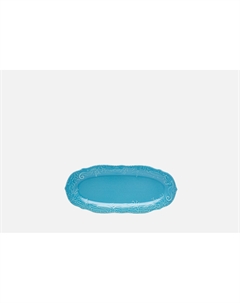 Блюдо сервировочное Морское, небесно-голубое 1 шт Myatashop