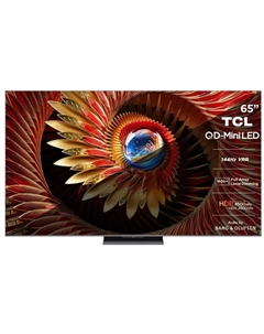 Телевизор LED TCL 75C8K 75" QD-Mini LED Frameless черный 4K Ultra HD 144Hz DVB-T DVB-T2 DVB-C DVB-S DVB-S2 USB WiFi Smart TV Tcl