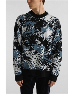 Джемпер из смесового хлопка с принтом Karl lagerfeld jeans