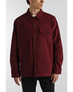 Рубашка из хлопкового габардина с нагрудными карманами Hugo