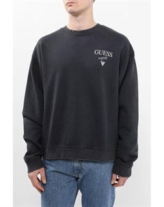 Свитшот хлопковый с логотипом Guess jeans
