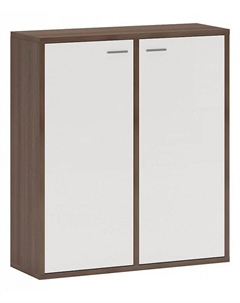 Тумба Домино СУ(ш2в1)+2ФГ ШБЕ шамони-Ч/белый Мэрдэс