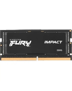 Оперативная память KINGSTON FURY Impact SODIMM DDR5 16GB 4800 MHz (KF548S38IB-16) Kingston