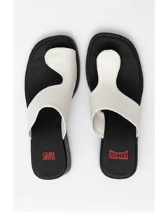 Кожаные шлепанцы TWS, белый Camper