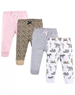 Комплект из 4 штанов Hudson для мальчиков, серебряный Hudson baby