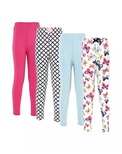 Брюки из органического хлопка для маленьких девочек, розовый Touched by nature