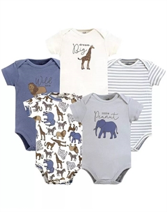 Комбинезоны из натурального хлопка для мальчиков, синий Touched by nature