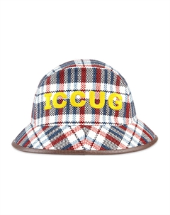 Панама с логотипом, красный / белый Gucci