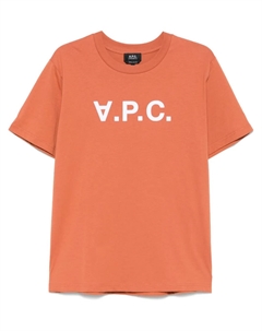 Футболка с логотипом, оранжевый A.p.c.