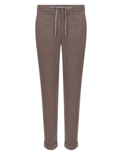 Брюки из шерсти и кашемира Marco pescarolo