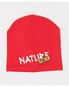 Красная шапка Button blue