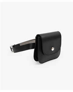 Поясная сумка из искусственной кожи черная Gulliver