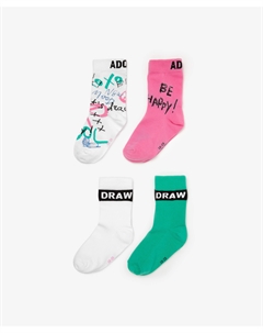 Носки хлопковые с рисунком Gulliver