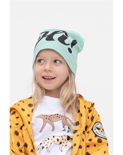 Шапка трикотажная мягкая с комфортной посадкой мятная Button blue