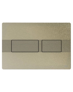 Solid. Панель смыва, металл, никель, с текстурой линии Tece