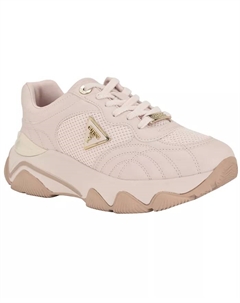 Женские кроссовки Moeann Triangle G Logo на массивной шнуровке, розовый Guess