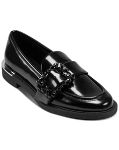 Женские мокасины Ravish с пряжками и круглым носком, черный Dkny