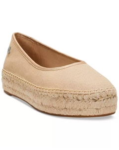 Женские балетки Luize Espadrille, коричневый/бежевый Lauren ralph lauren