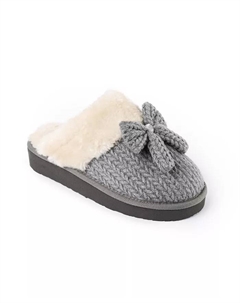 Женские вязаные тапочки Bowelle Scuff Sweater, серый Minnetonka