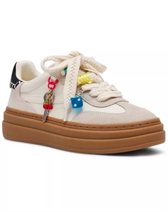 Женские кроссовки Dodge-C Charm на платформе со шнуровкой, зеленый Steve madden