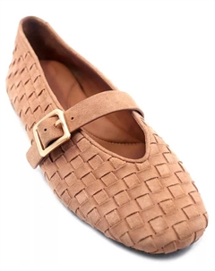 Женские плетеные балетки Winifred с квадратным носком, коричневый/бежевый Gentle souls