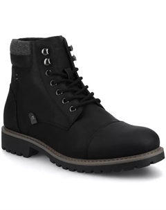 Мужские ботинки Yukkon с круглым носком, черный Vance co.