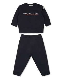 Спортивный костюм с логотипом, синий Moncler enfant