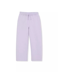Широкие трикотажные брюки для девочек, фиолетовый Lands' end