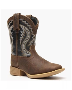 Детские ботинки Lil' Rebel Pro Kids Acorn Black Onyx Western, коричневый Durango