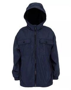 Куртка-дождевик на молнии с флисовой подкладкой для мальчиков старшего возраста и малышей, синий Michael kors