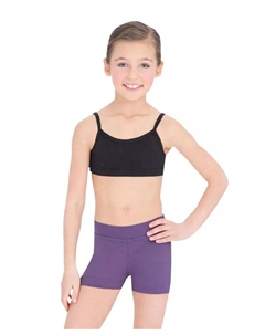 Базовый топ-бюстгальтер для девочек, черный Capezio