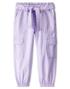 Хлопковые брюки-карго для девочек-малышей, фиолетовый Carter`s