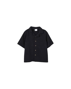 Рубашка Cabana с коротким рукавом для маленьких мальчиков, черный Cotton:on