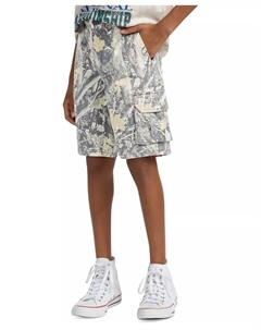 Мешковатые шорты-карго для мальчиков, черный Abercrombie kids