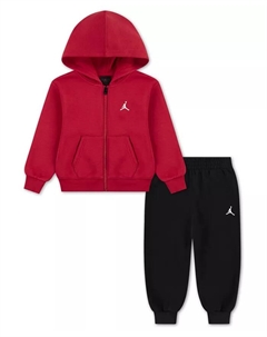 Комплект из двух предметов: флисовая толстовка с капюшоном и штаны на молнии для мальчиков Brooklyn, мультиколор Jordan