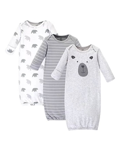 Мягкие пижамные рубашки из натурального хлопка для мальчиков, серый Touched by nature