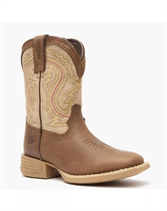 Детские ботинки Kids Lil' Rebel Pro Coffee and Bone Western, коричневый Durango