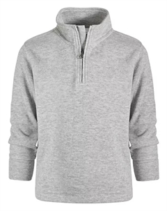 Топ с длинными рукавами и застежкой-молнией на четверть длины для мальчиков 2T-4T, серый Epic threads