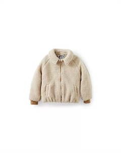 Куртка-бомбер для девочек Little/Big Teddy, коричневый/бежевый Cotton:on